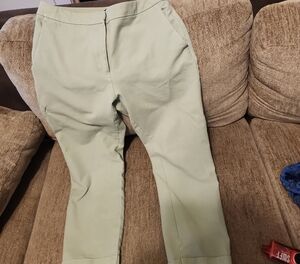 Ann Taylor Light Green Capris